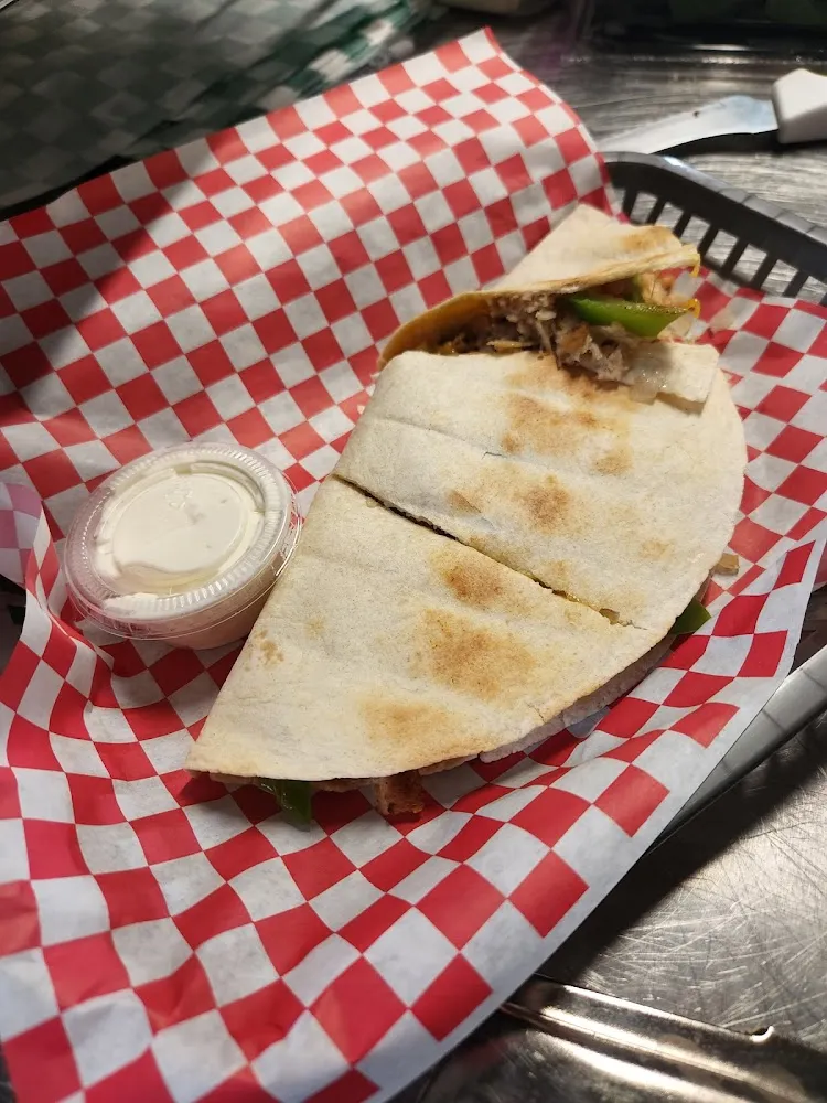 Chicken or Steak Fajita Quesadilla